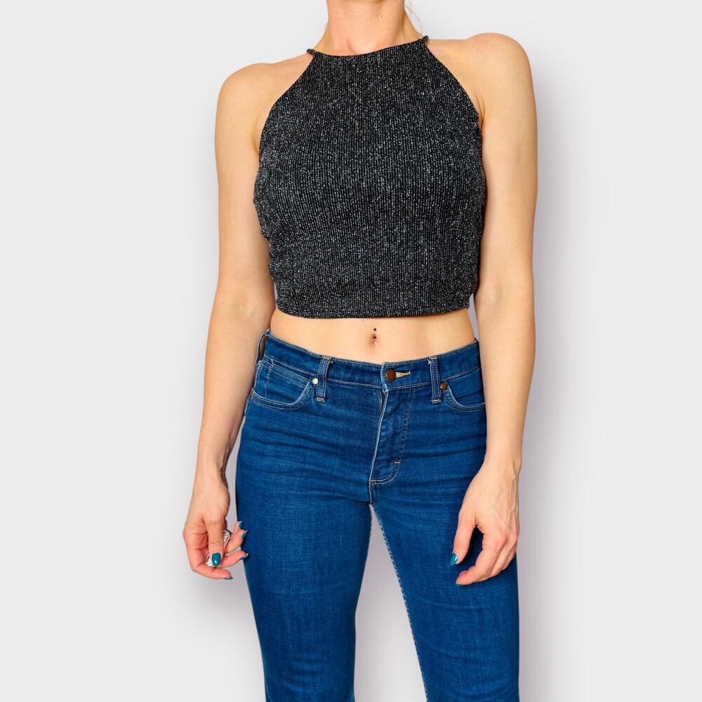 90s Sparkle Cross Back Tank‎ Size M - Picture 4 of 8